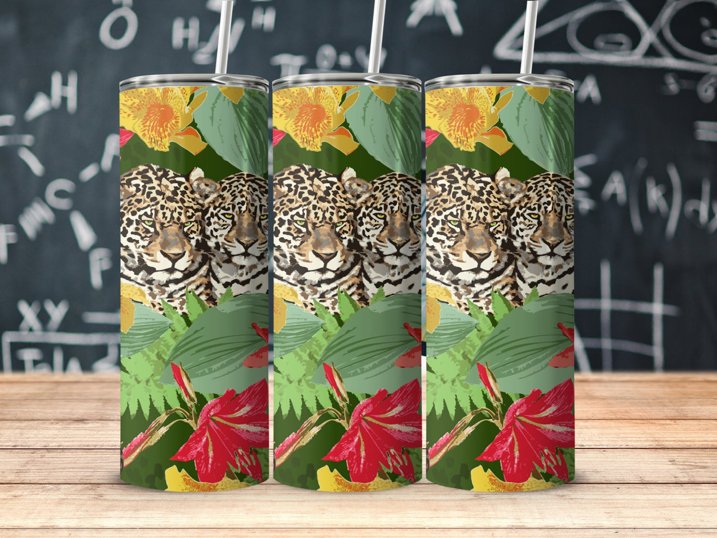 Leopard Floral Jungle Print Tumbler Eye-Catching product