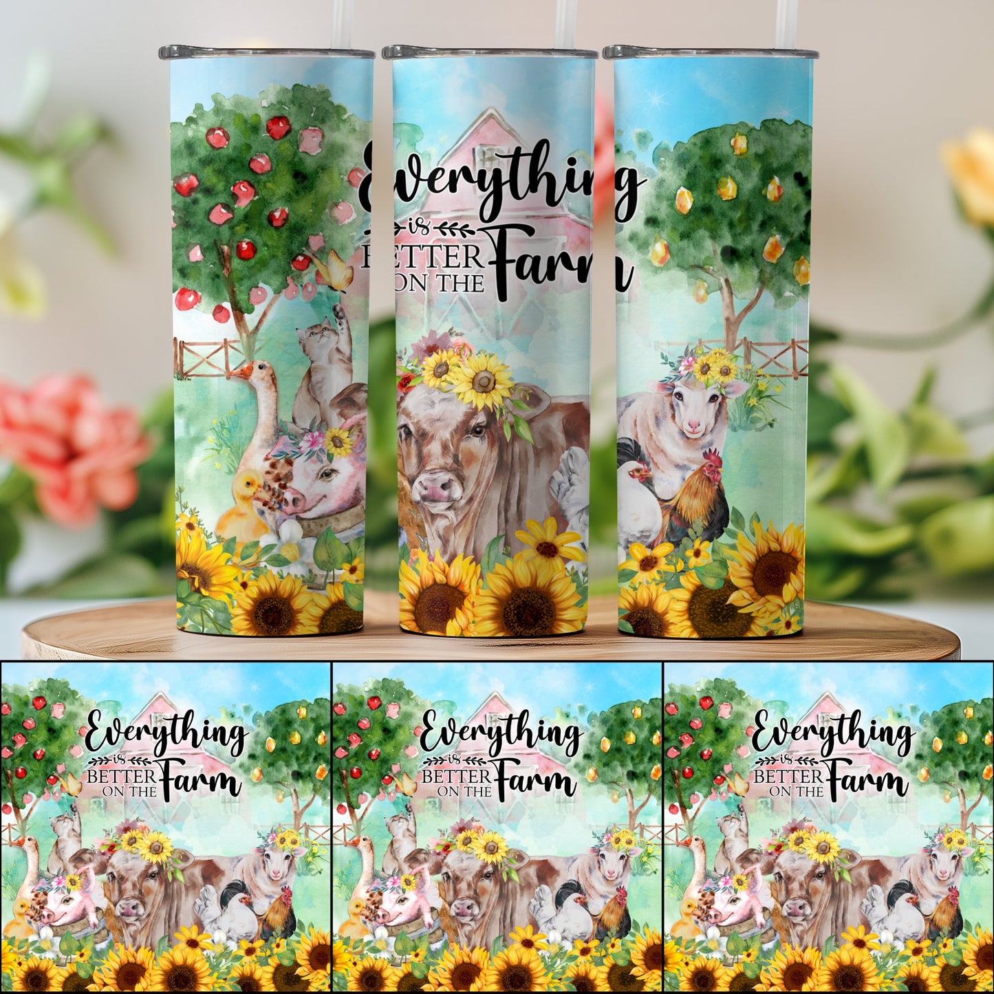 Everything is Better on the Farm tumbler product