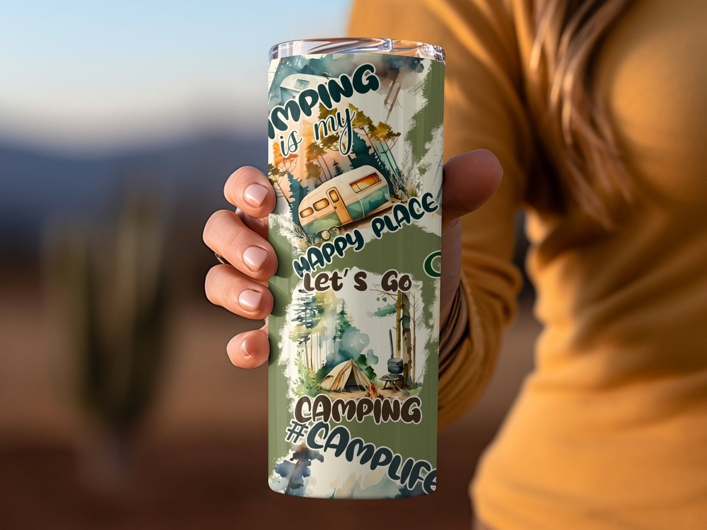 Camping is My Happy Place Let's Go Camping product type