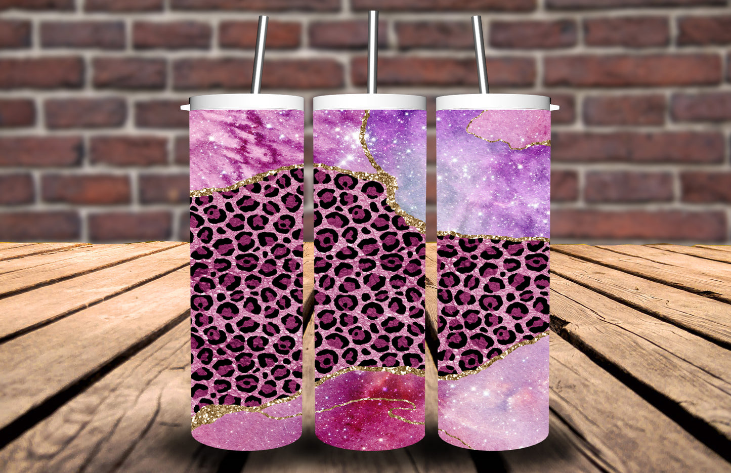 Pink Leopard Tumbler