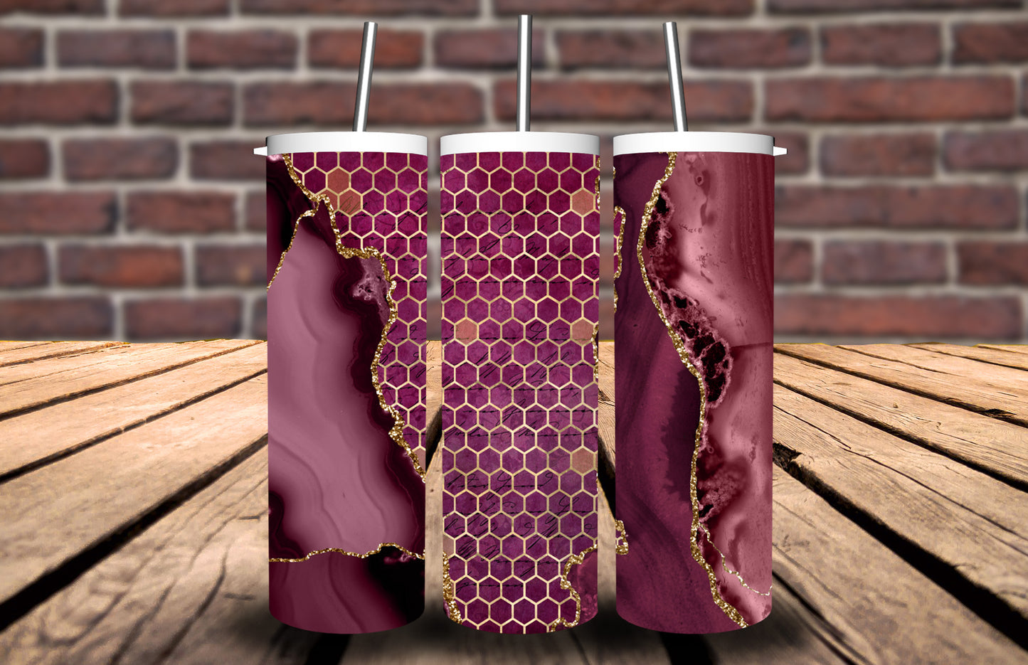 Ruby BeeComb Tumbler