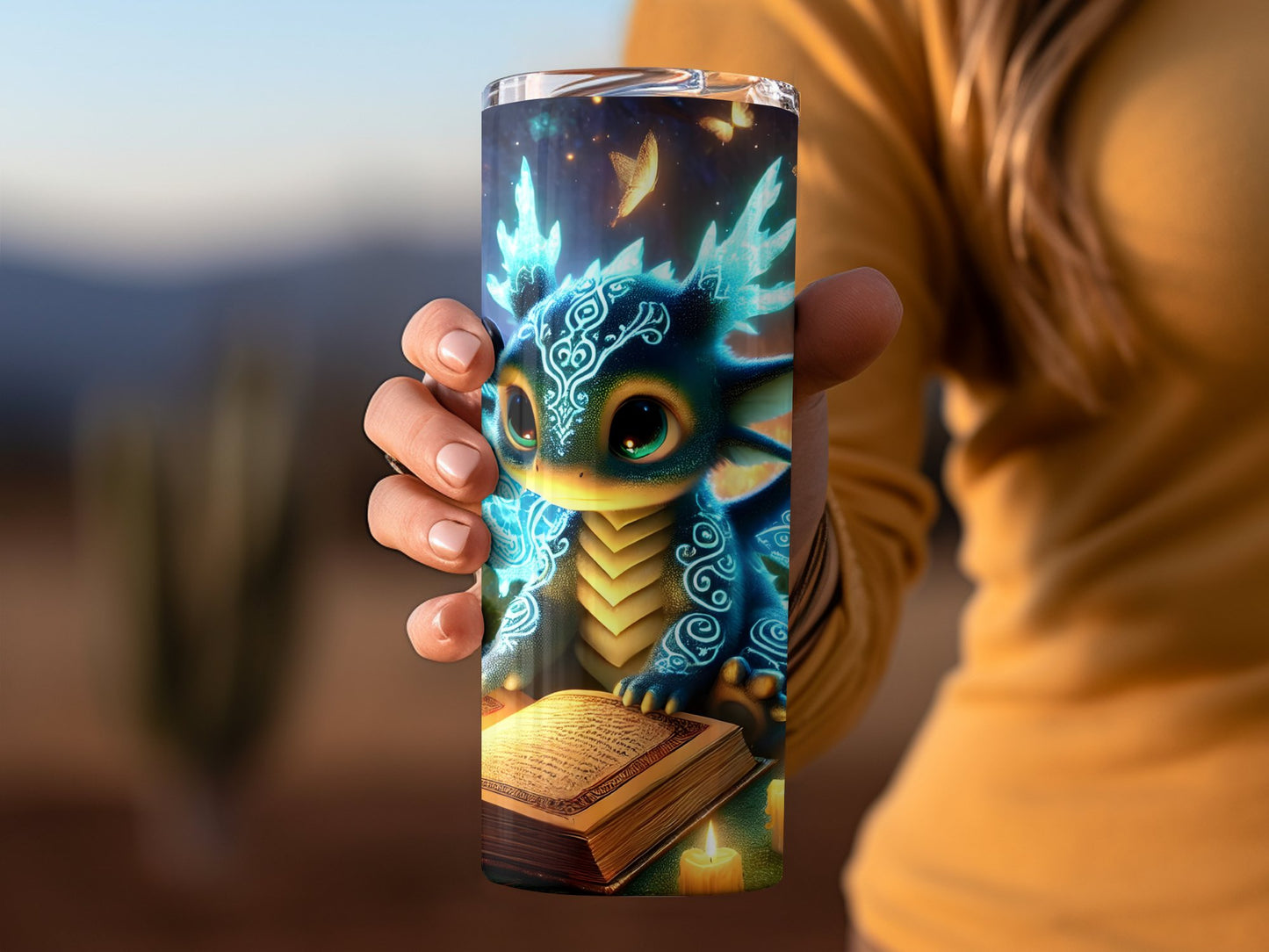 Enchanting Dragon Magic Themed Tumbler product type