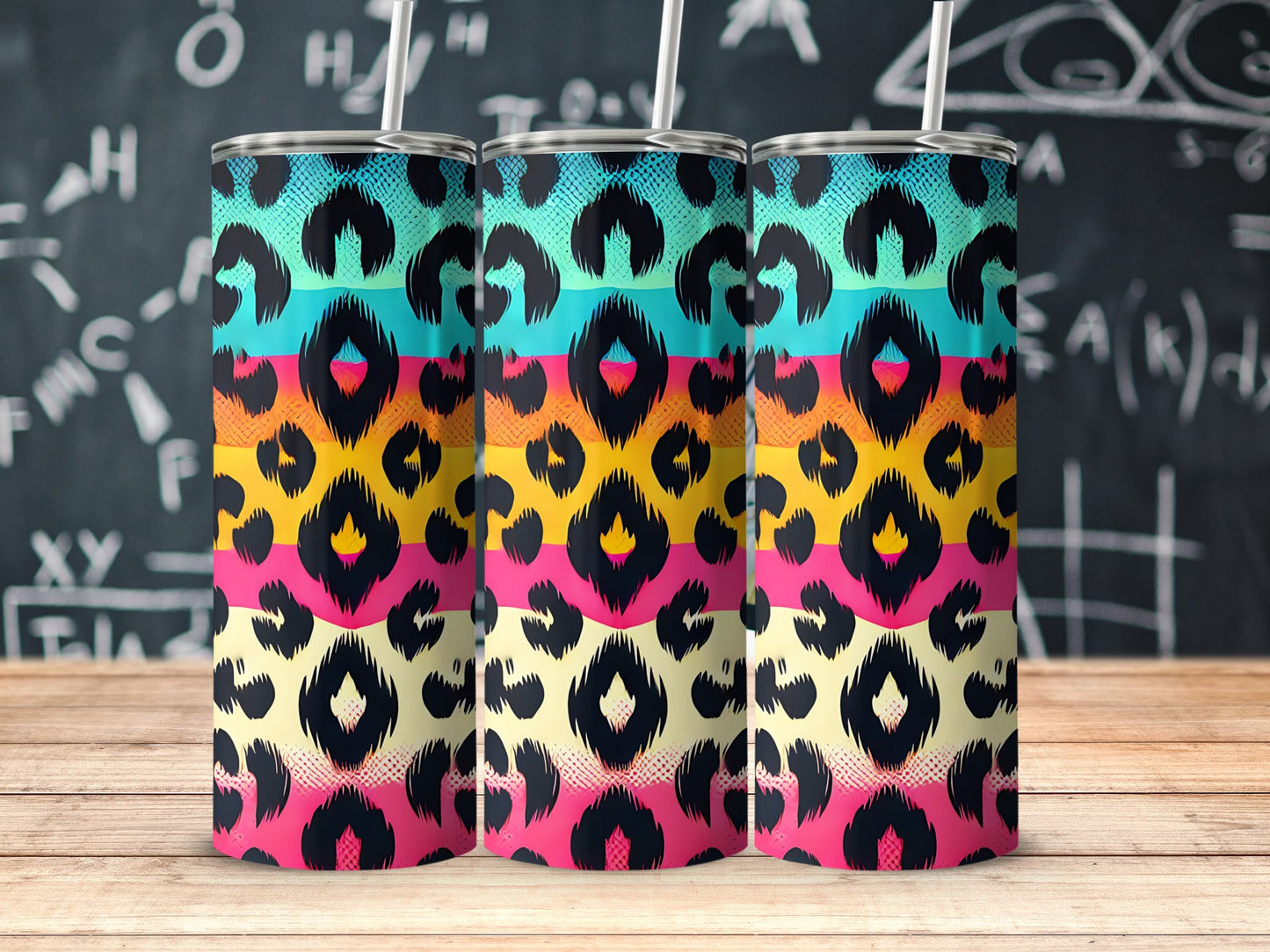 Vibrant Animal Print Stainless Steel Tumbler product