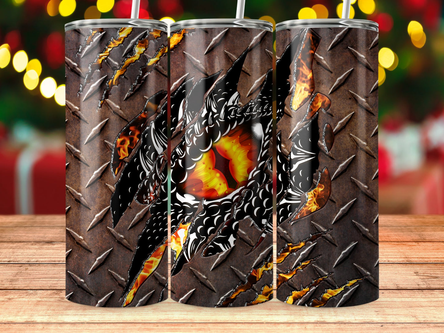 Fierce Claw Marks Design Tumbler Product