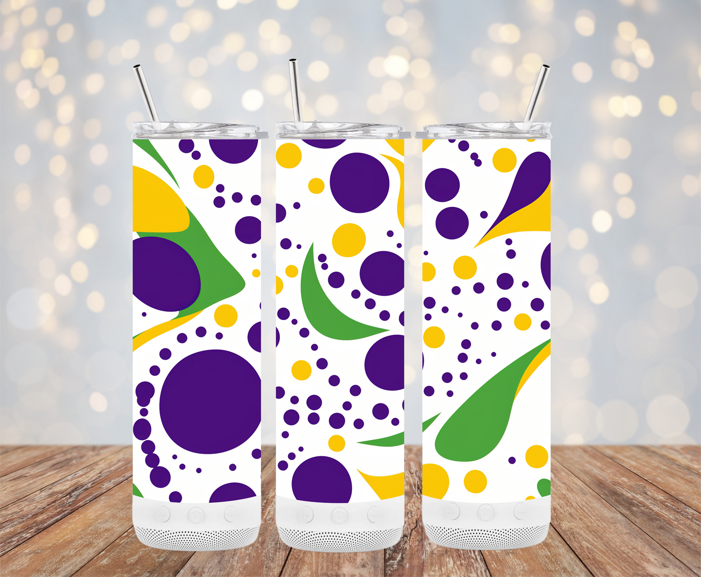 Mardi Pattern (Mardi Gras Tumbler)