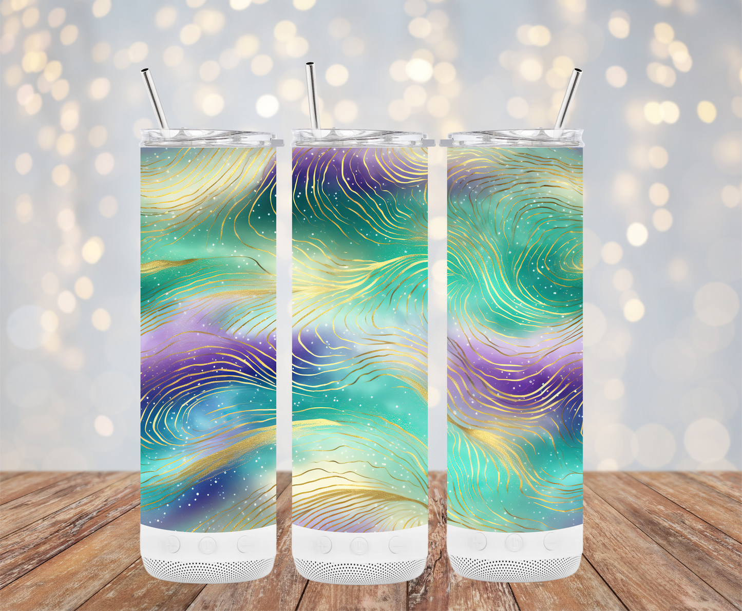Mardi Pattern (Mardi Gras Tumbler)
