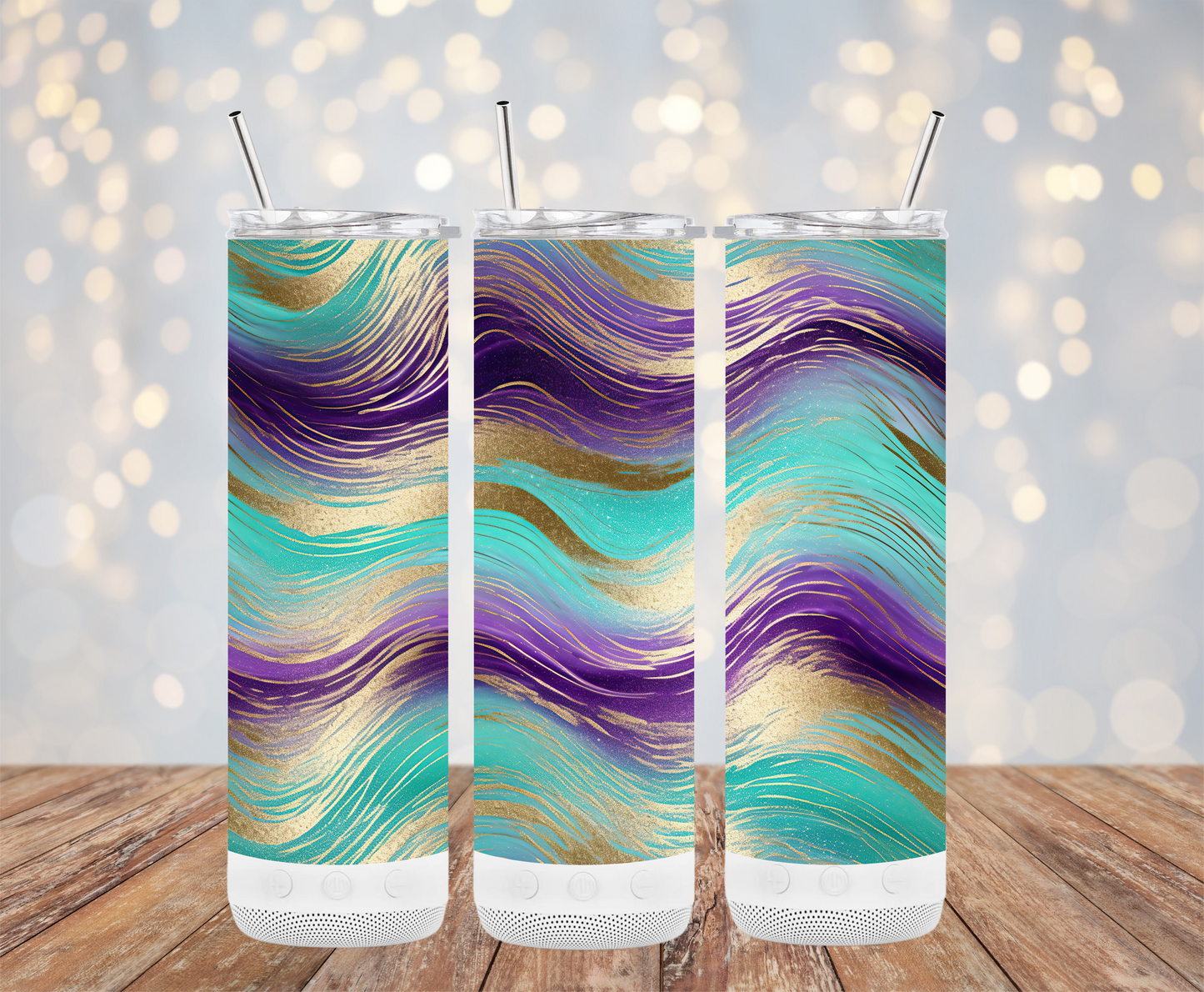 Mardi Pattern (Mardi Gras Tumbler)