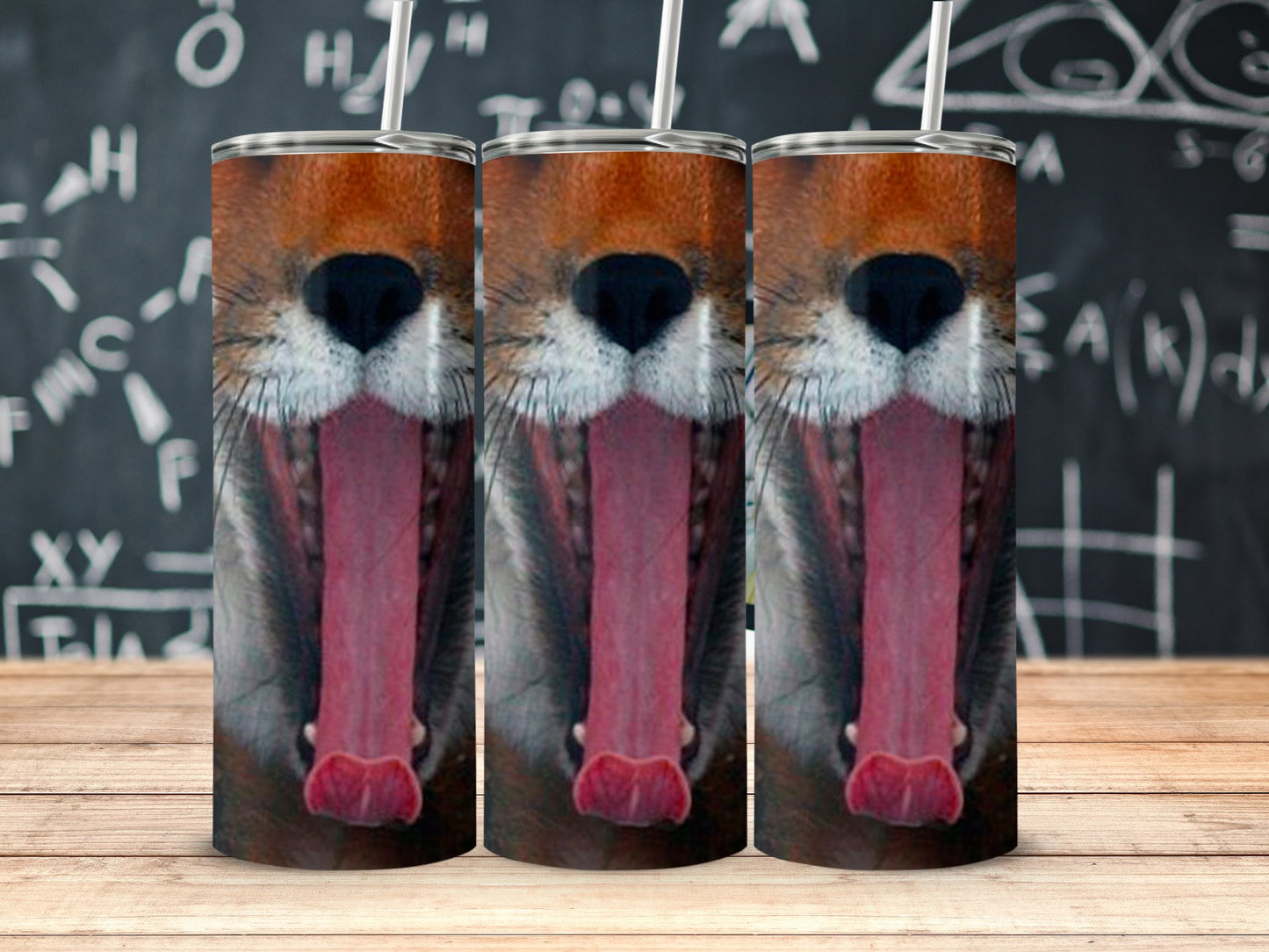 Fox Close-Up Design Stainless Steel Tumbler product