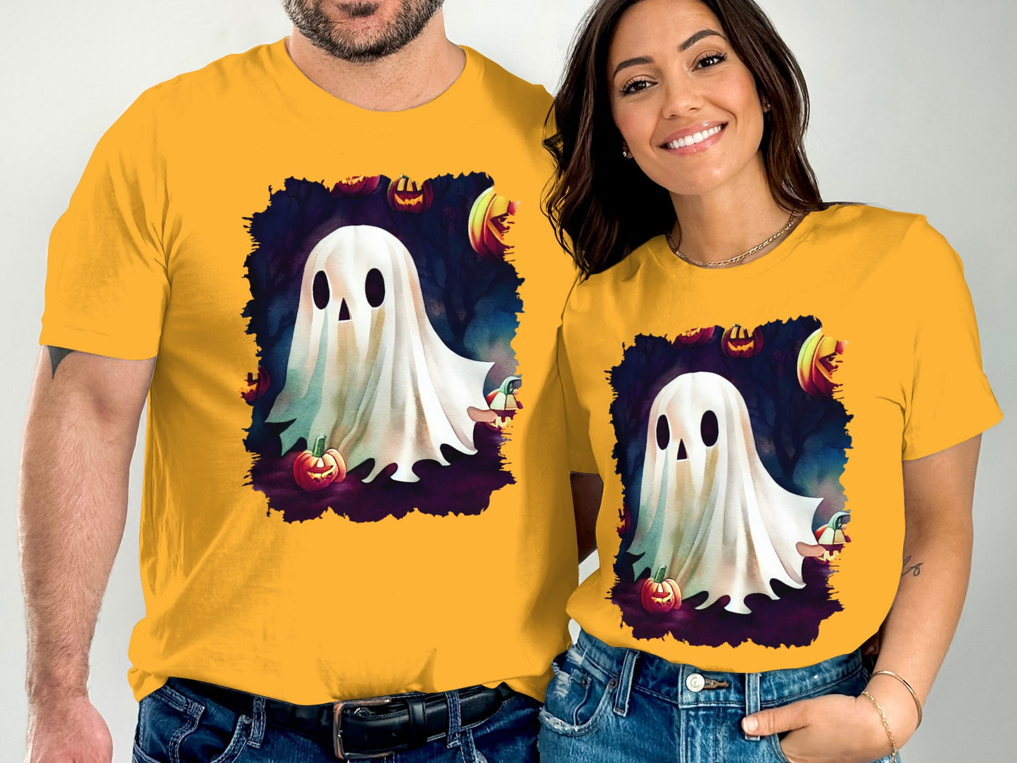 Halloween Ghost Graphic Tee Shirt product type