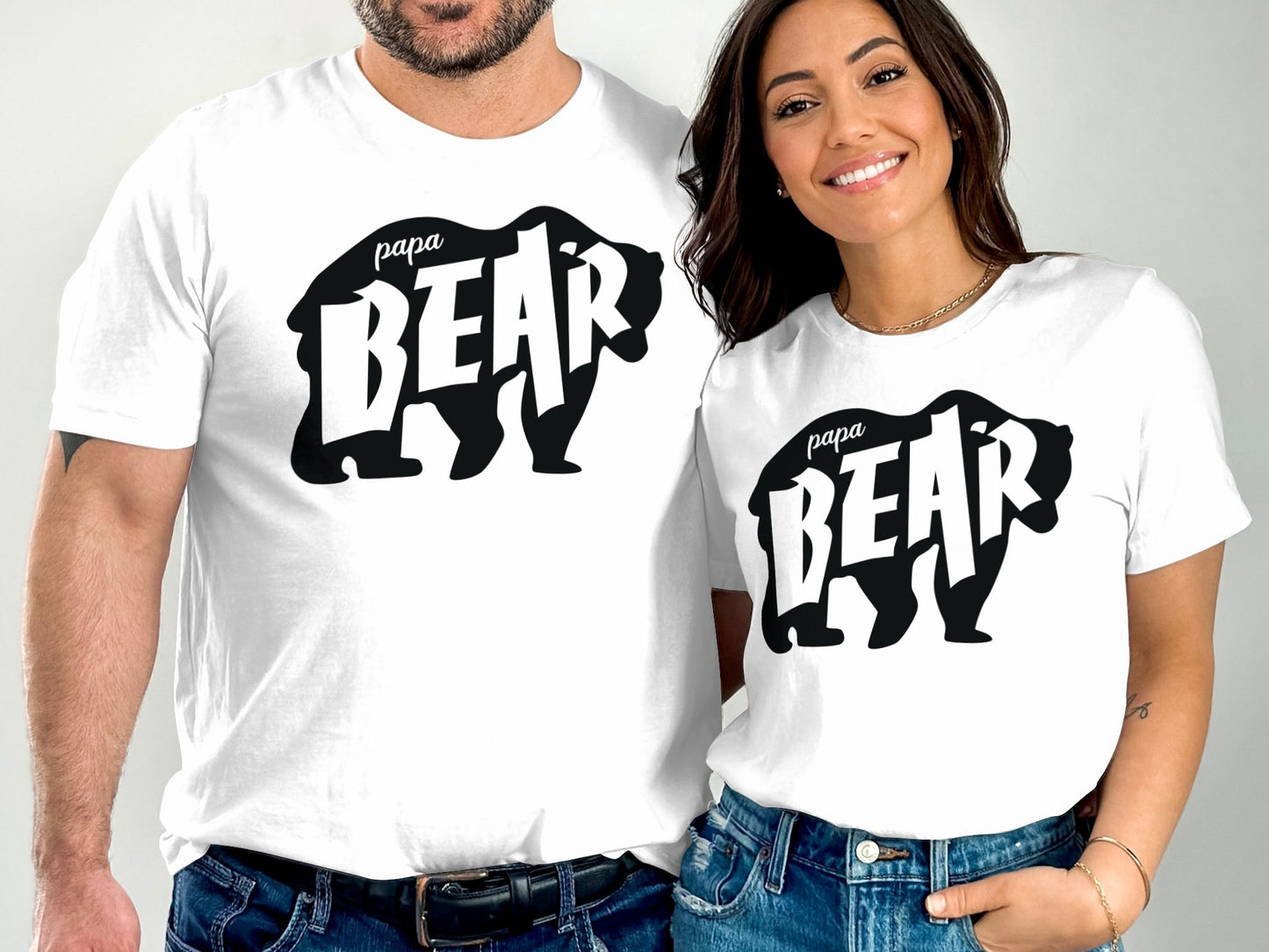Matching Papa Bear T-Shirt Set for Family product