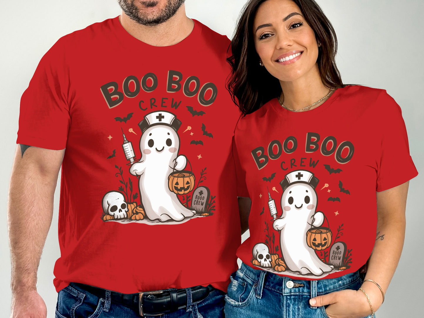 Boo Boo Crew Funny Halloween T-Shirt for Halloween product