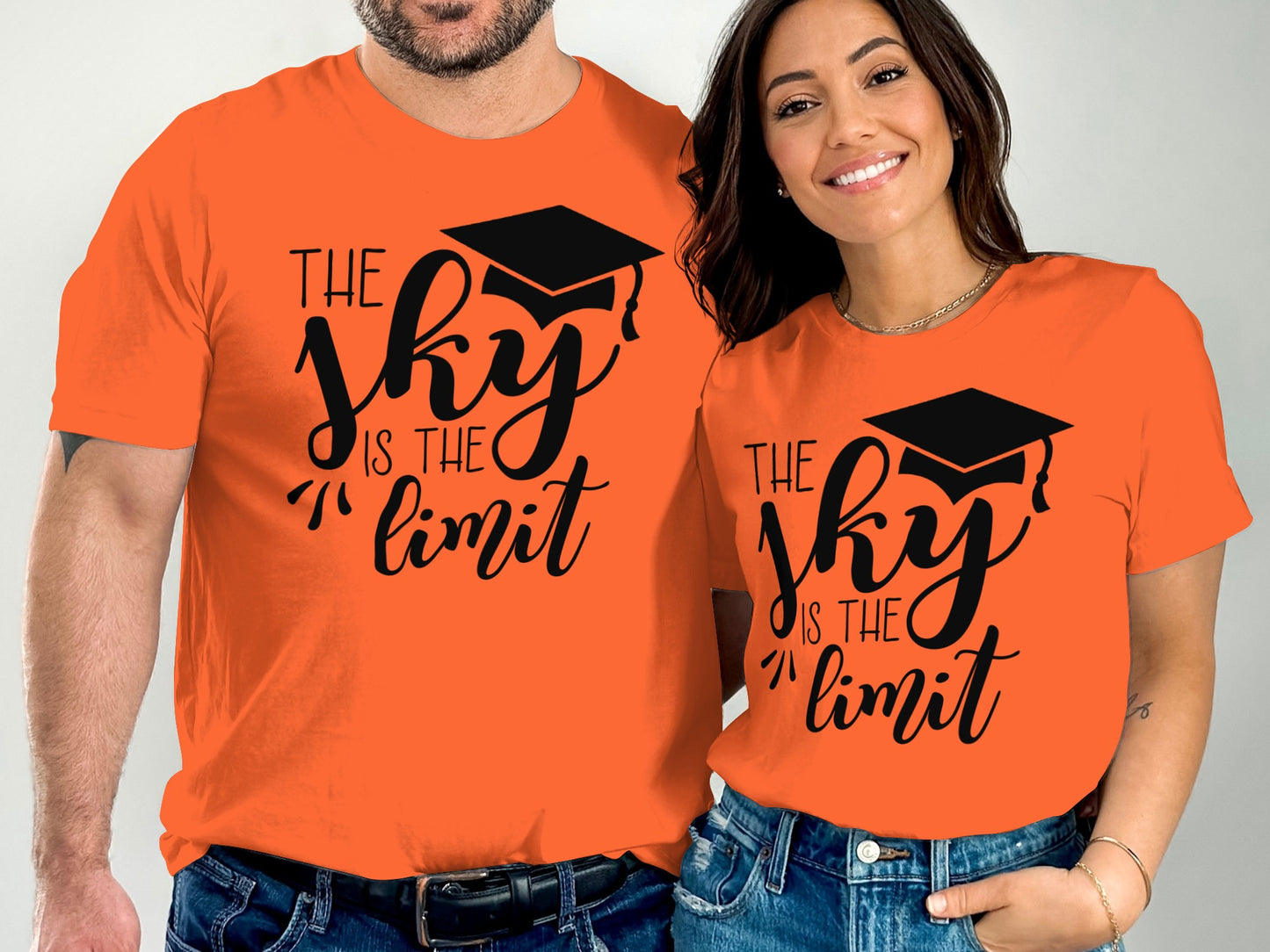 The Sky is the Limit Graphic Graduation T-shirt product