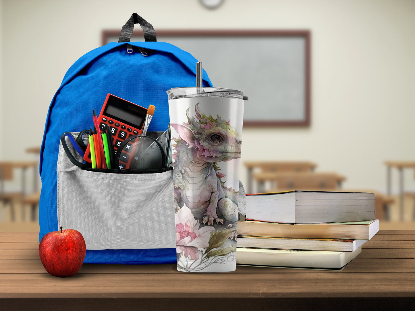 Adorable Dragon Themed Tumbler for Students product