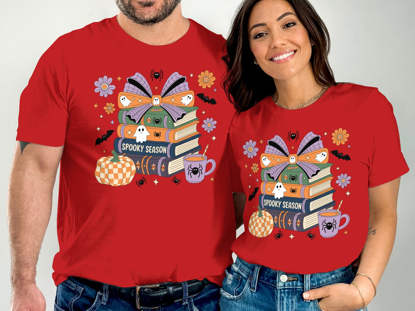 Spooky Season Halloween Book Stack T-Shirt product type
