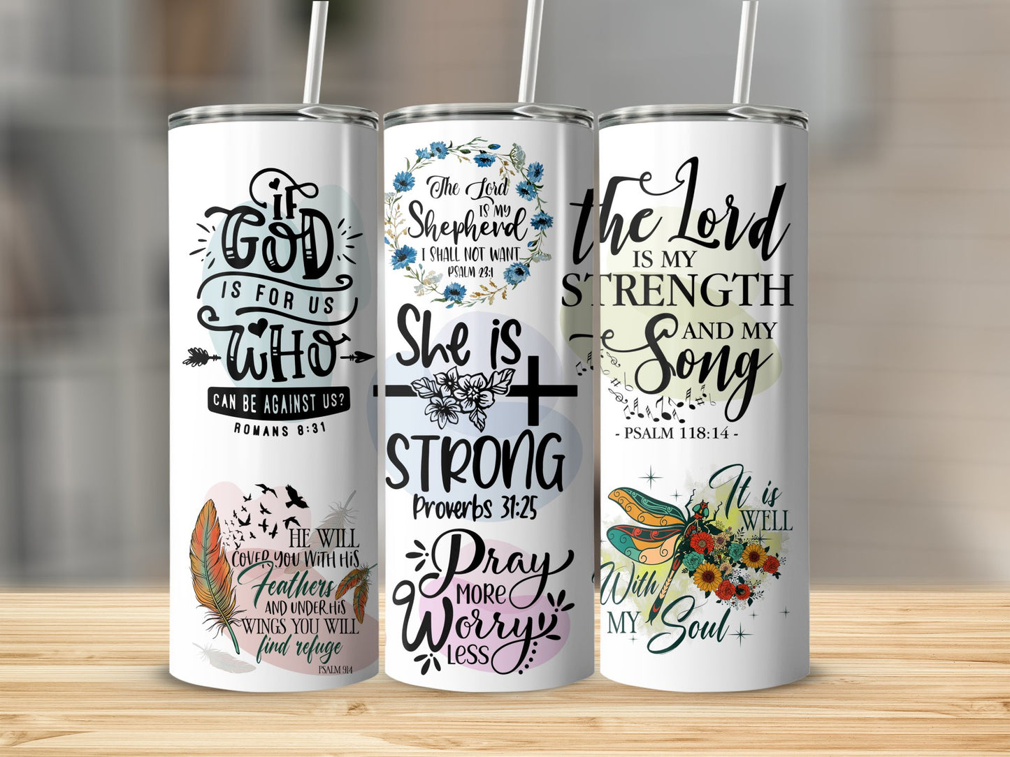 Inspirational Christian Quotes Tumbler product type