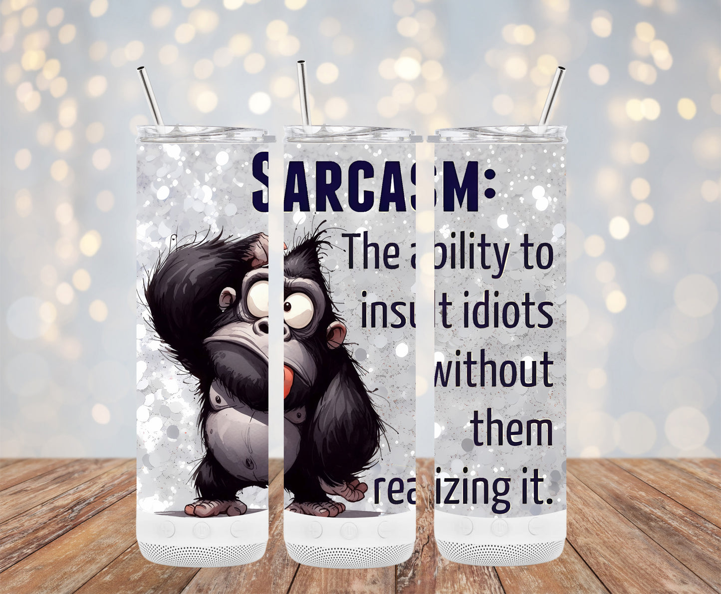 Sarcasm: The ability to insult idiots without them realizing it. (Funny Quotes Tumbler)