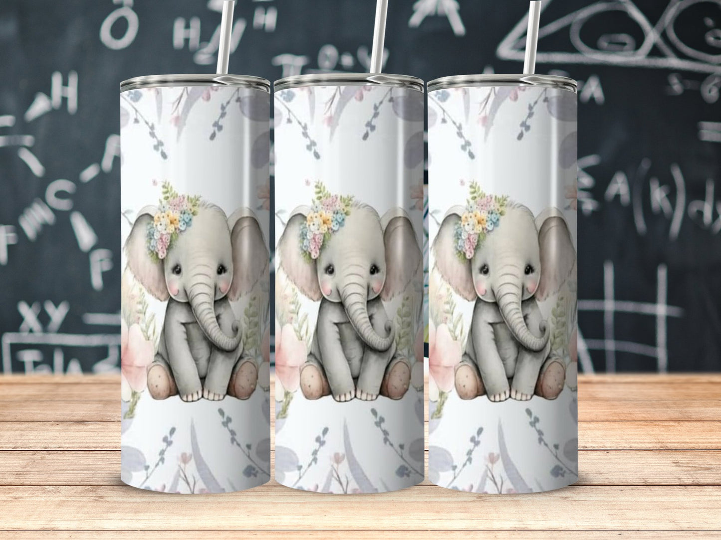 Adorable Baby Elephant Tumbler for Kids Drinkware Product