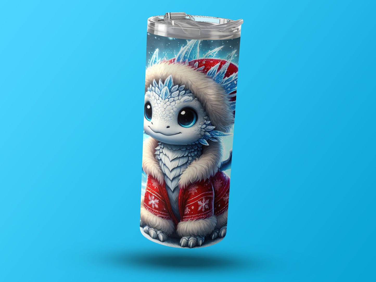 Cute Festive Dragon Winter Edition Travel Mug product