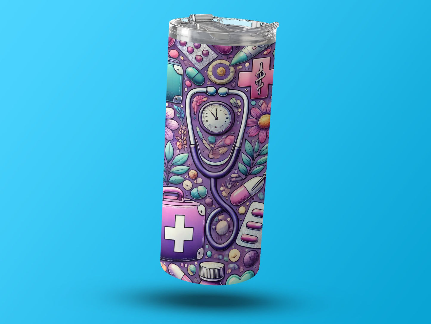 Colorful Medical Theme Insulated Tumbler product