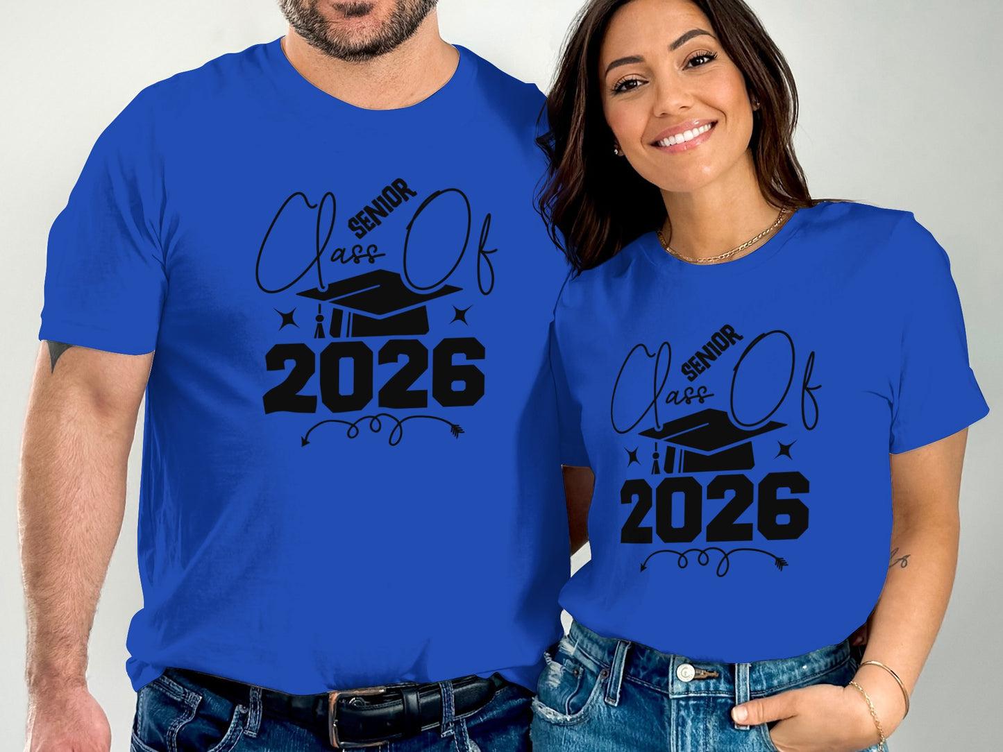 Class of 2026 Senior Grad Blue Graphic product type