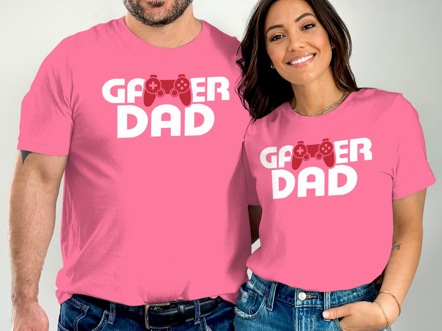 Gamer Dad Matching Graphic Printed T-Shirt product