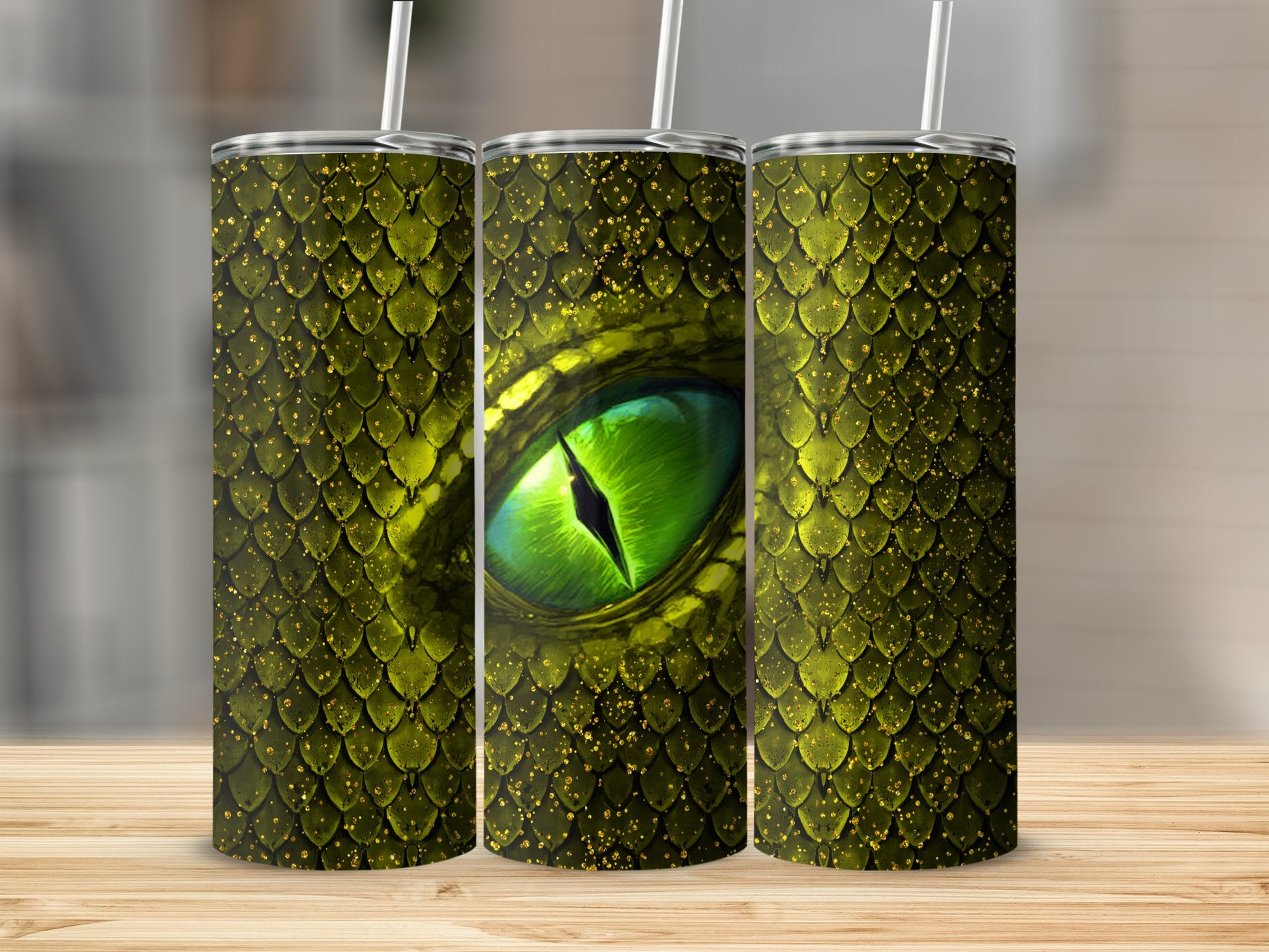 Dragon Eye Snake Scale Design Insulated Tumbler product type