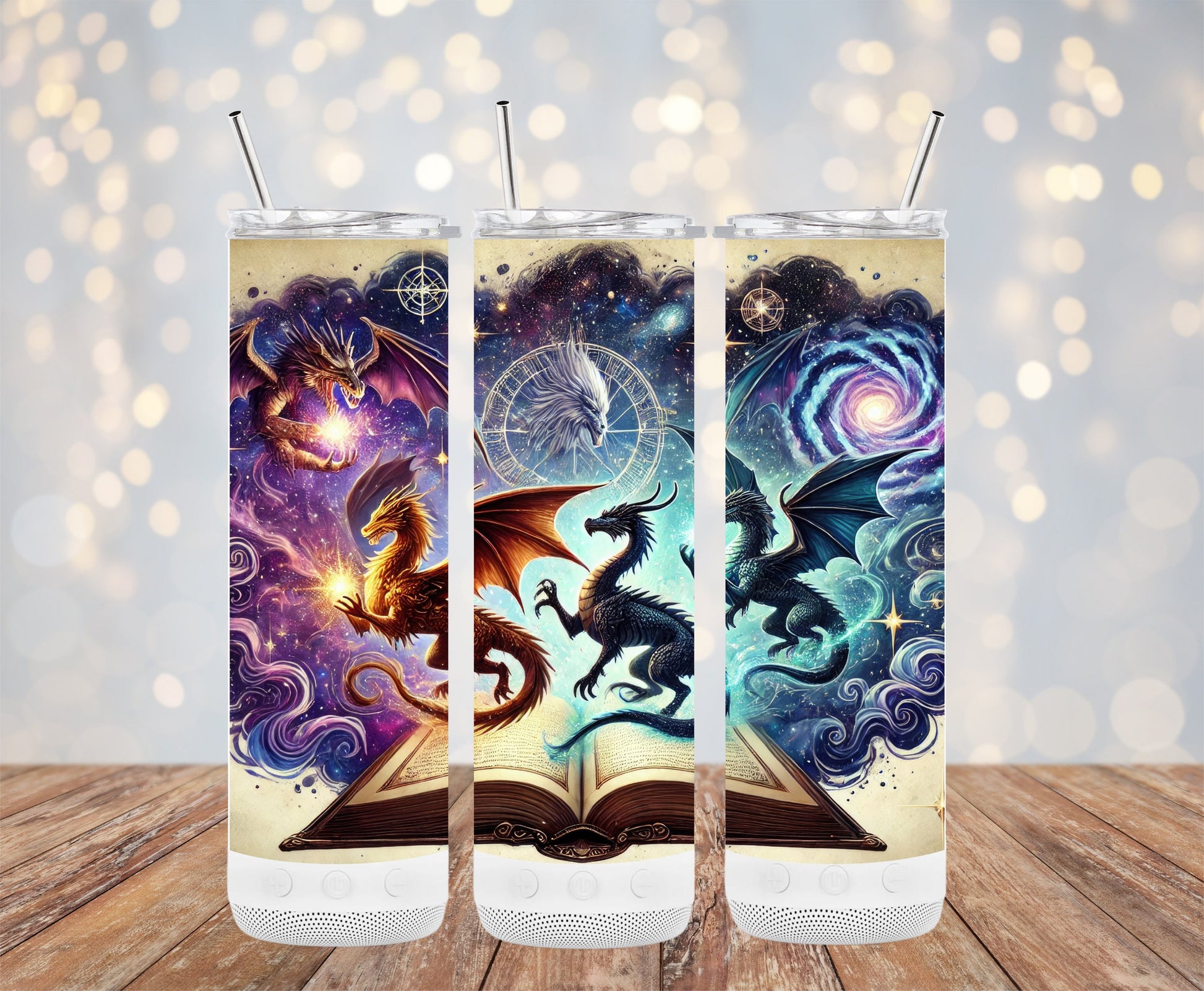 Mystical Dragon Design Stainless Steel Tumbler product