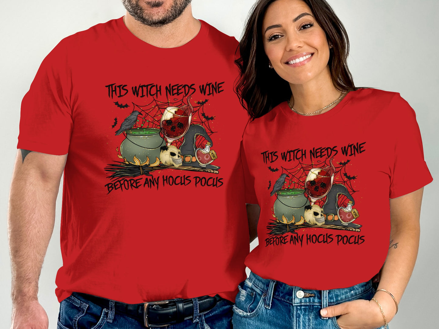 This Witch Needs Wine Before Any Hocus Pocus t-shirt
