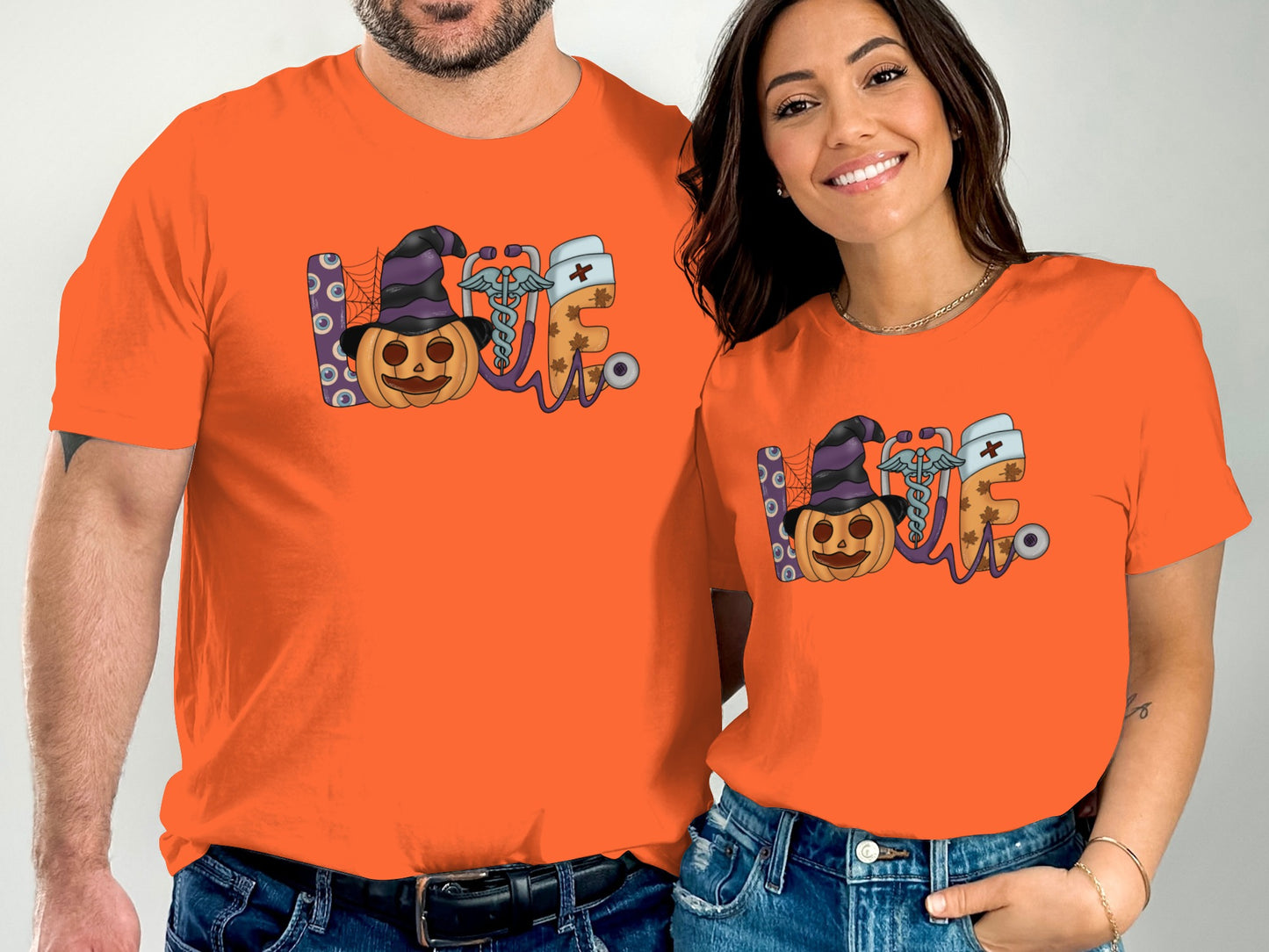 Halloween Love Graphic Design T-shirt product type