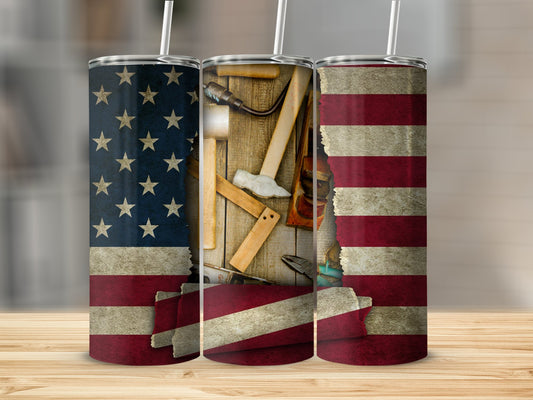 Patriotic Flag Design Tumbler for Every Occasion product type