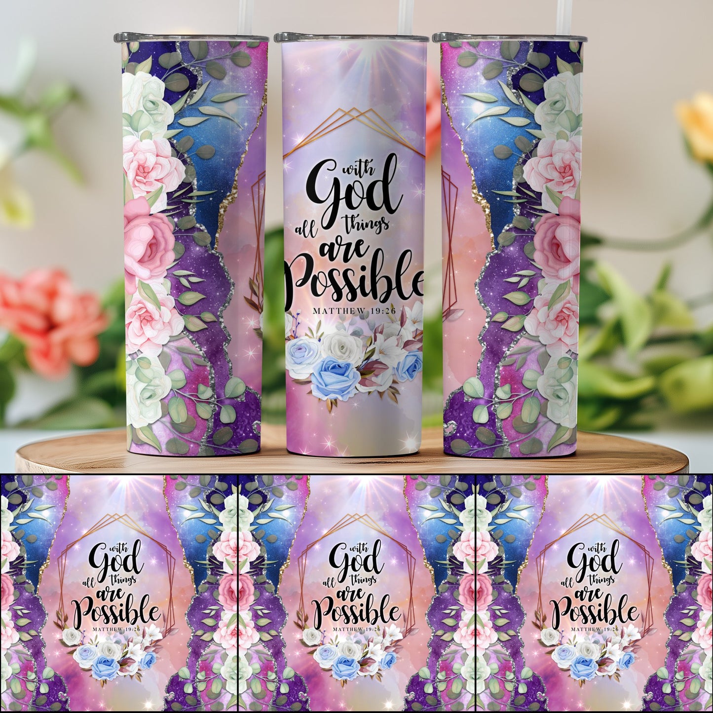 With God All Things Are Possible Motivational product