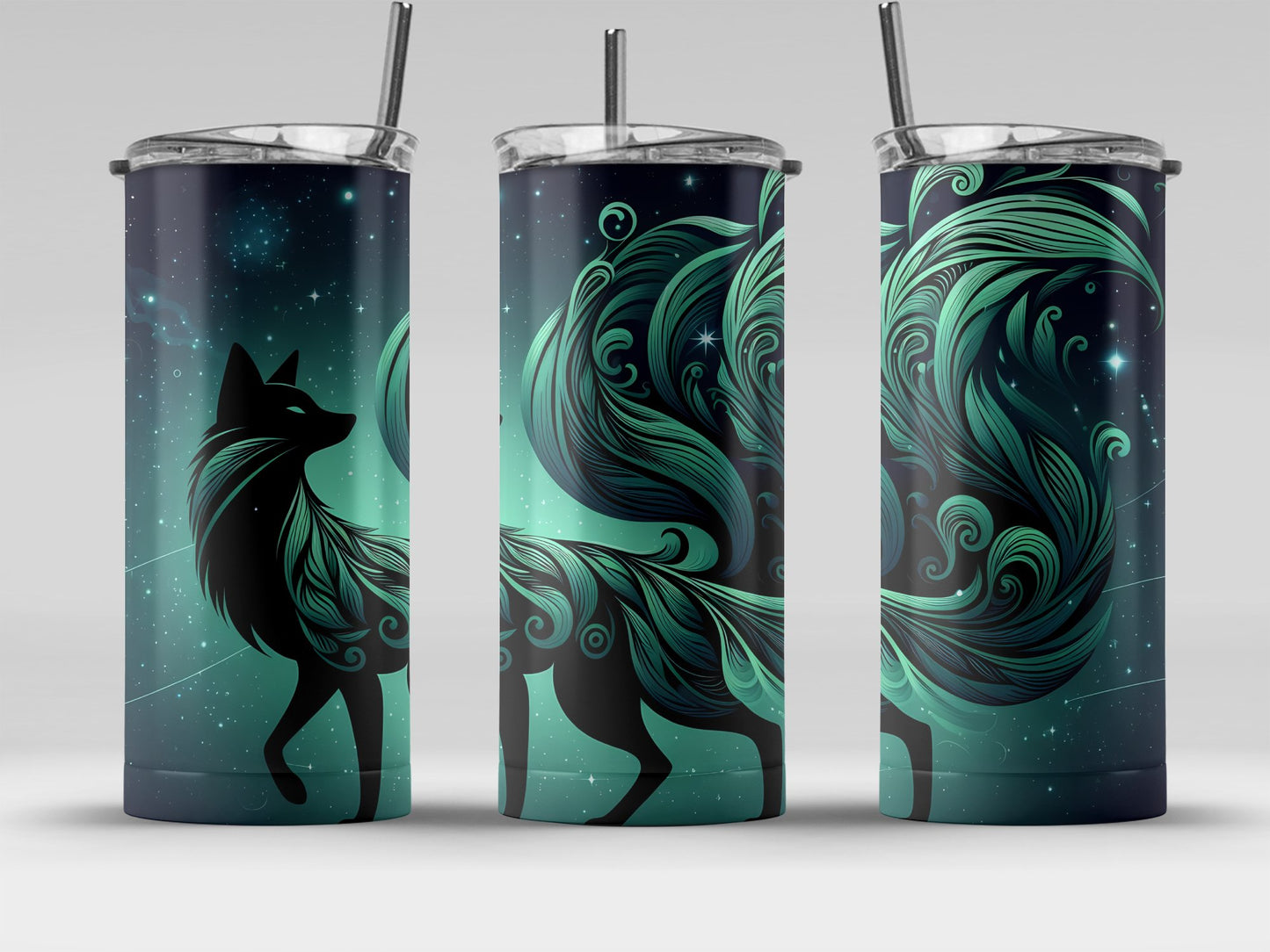 Mystical Fox Galaxy Insulated Tumbler product