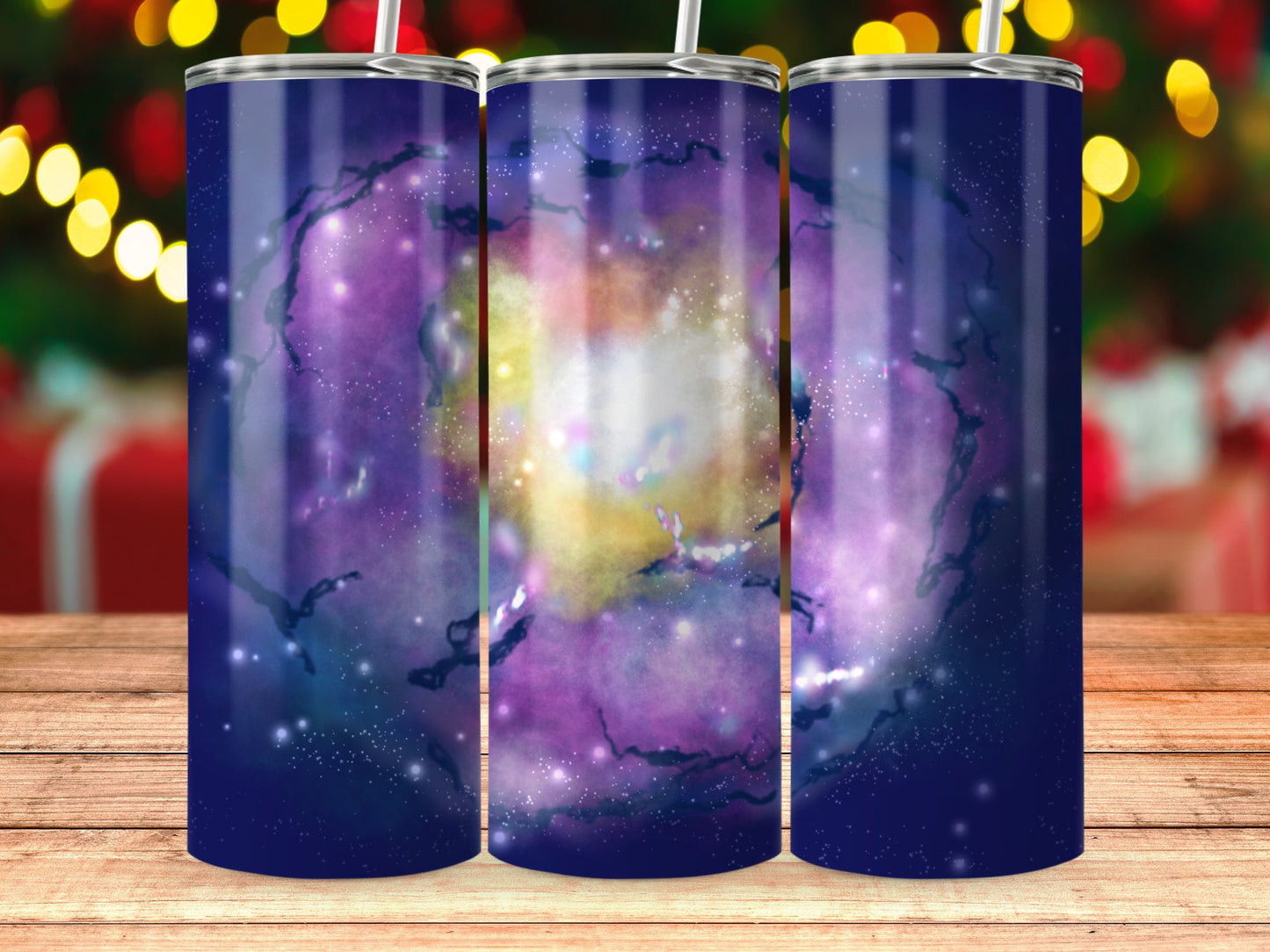 Colorful Galaxy Design Insulated Tumbler product type