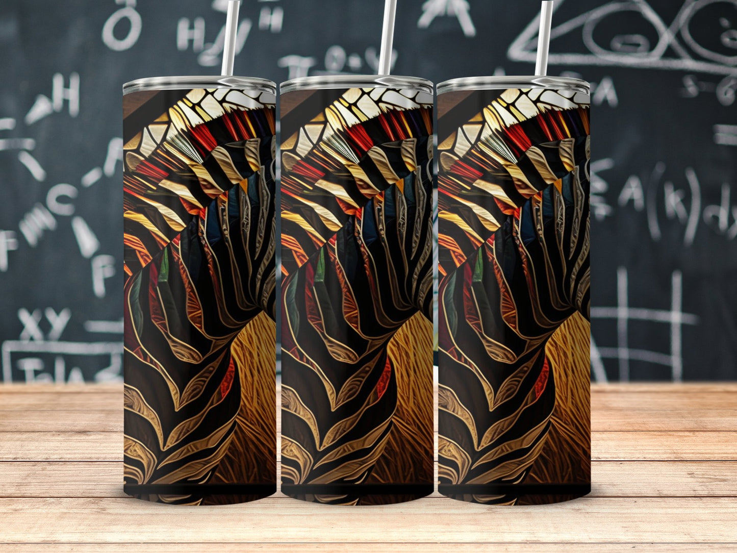 Geometric Abstract Pattern Tumbler Cups product