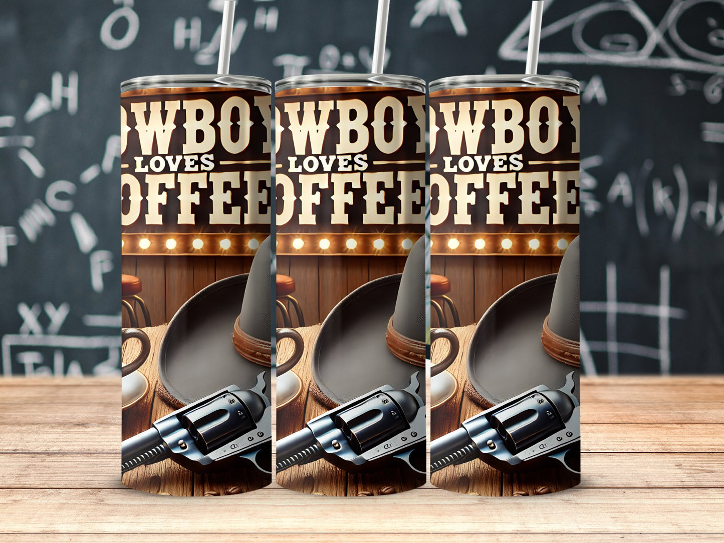 Cowboy Loves Coffee Tumbler Stainless Steel product type
