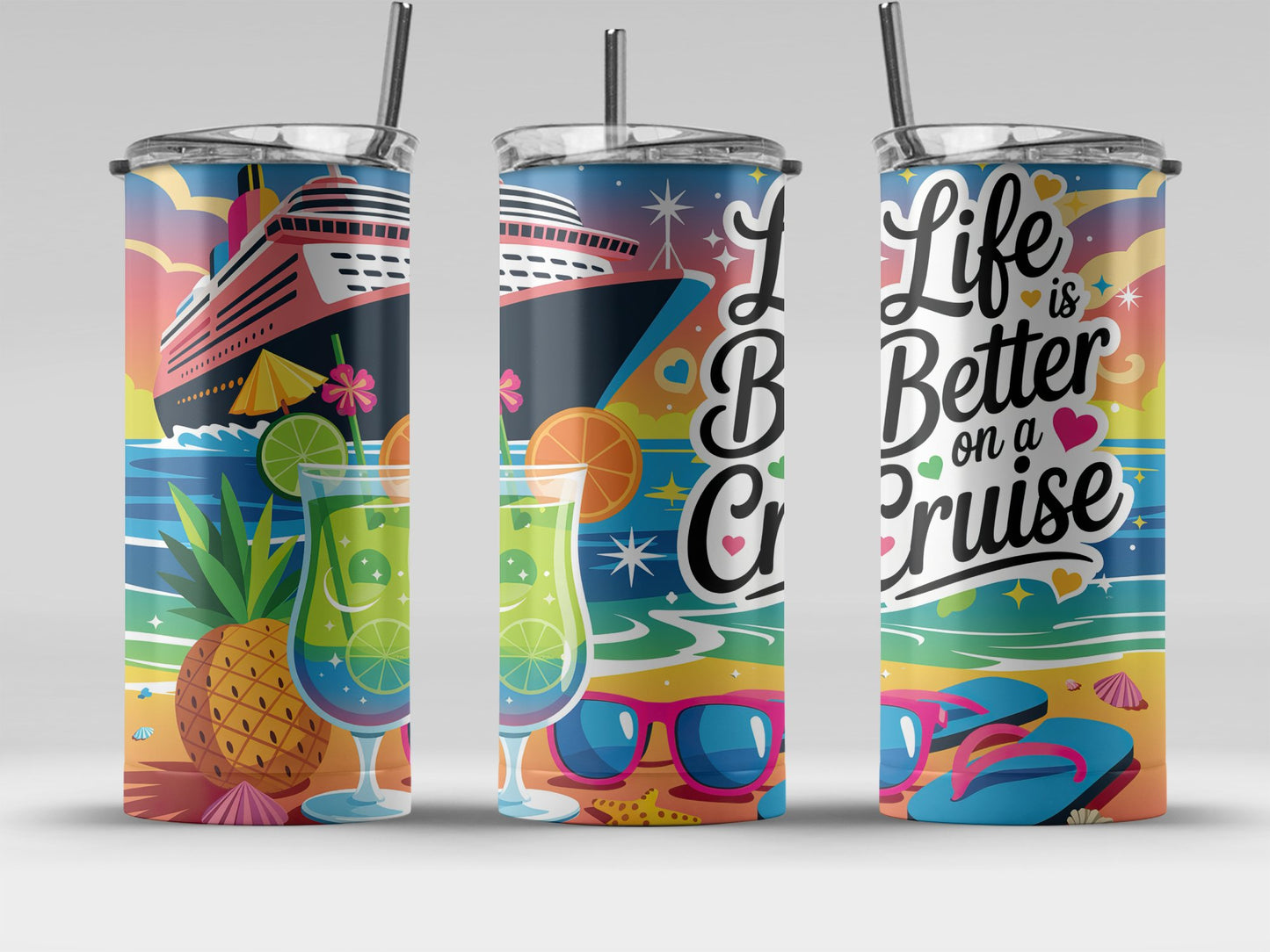 Life is Better on a Cruise tumbler product
