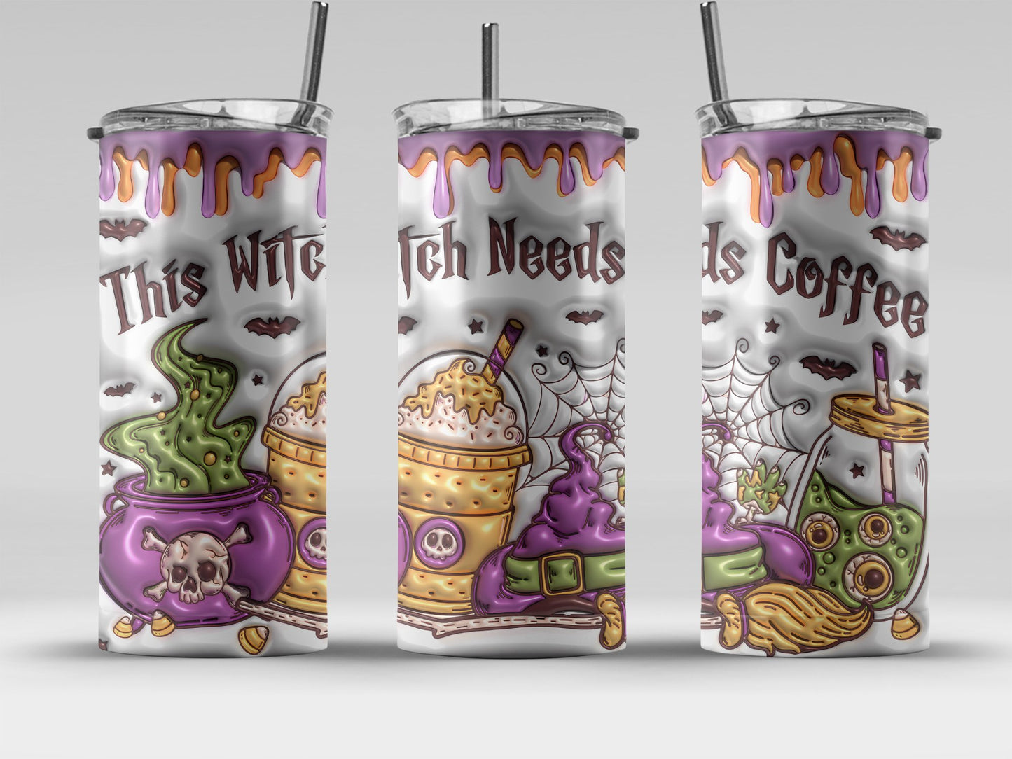 This Witch Needs Coffee Tumbler product type