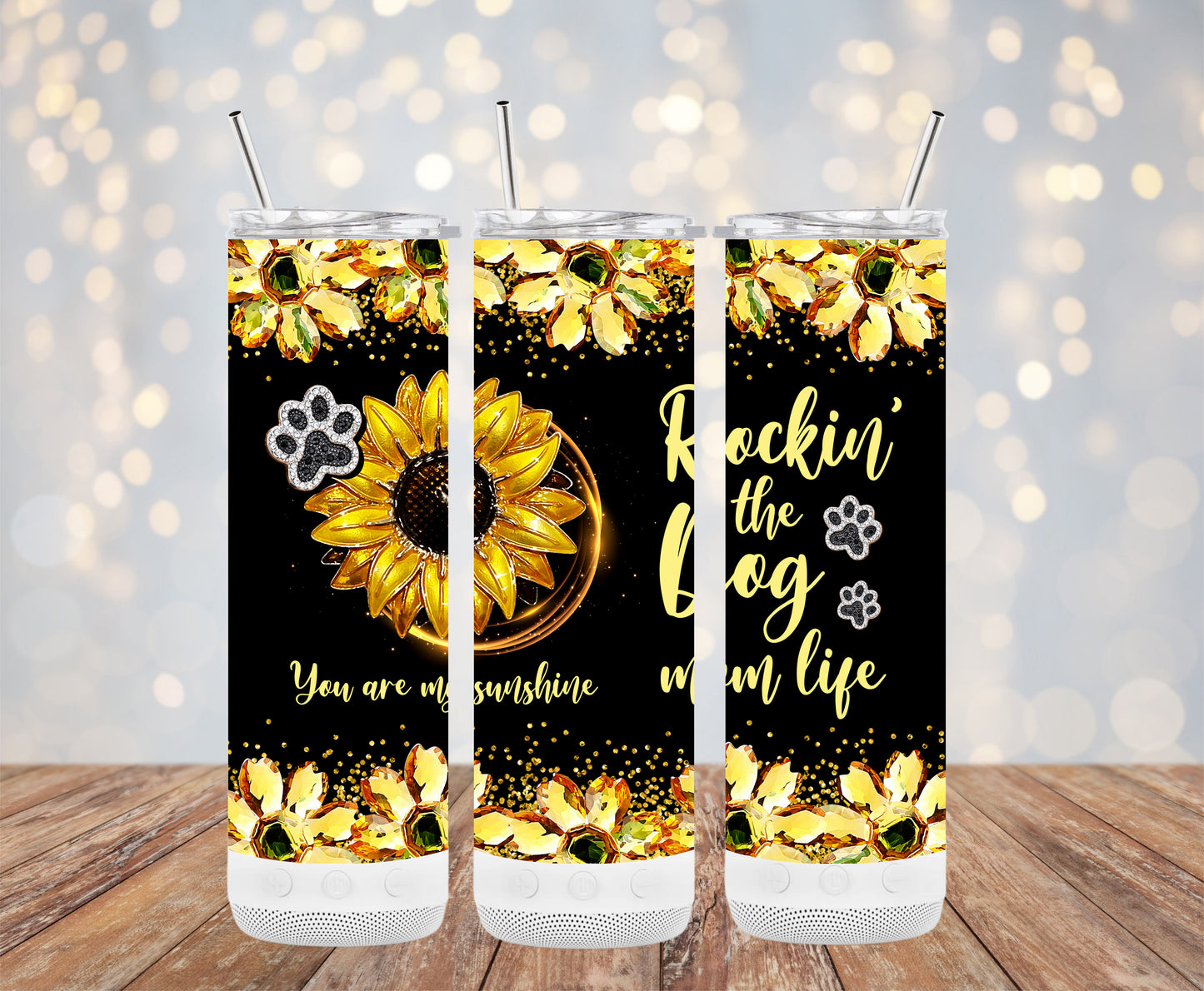 Rockin the Dog Mom Life Tumbler