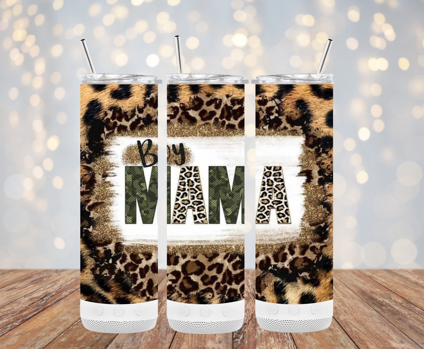 Boy MAMA Leopard Tumbler