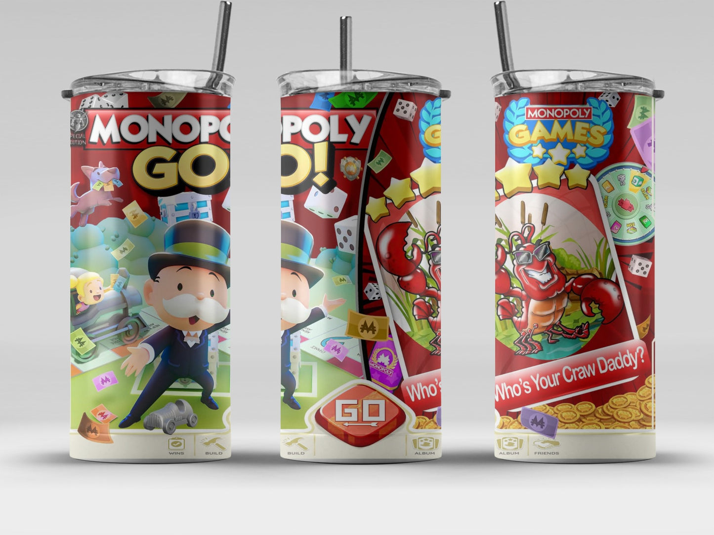 Monopoly GO and MONOPOLY GAMES Tumbler product
