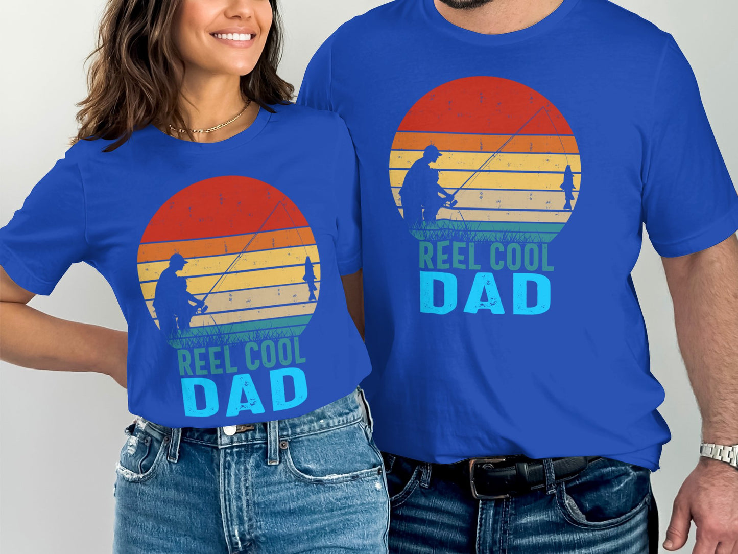 Retro Style Reel Cool Dad Fishing Shirt product