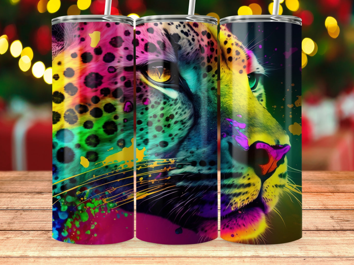 Colorful Animal Abstract Art Insulated Tumbler product type