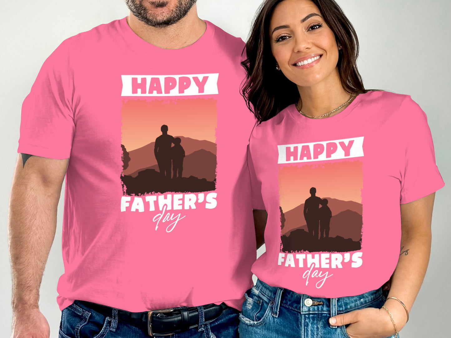 Happy Father's Day Graphic Tee Shirt product type