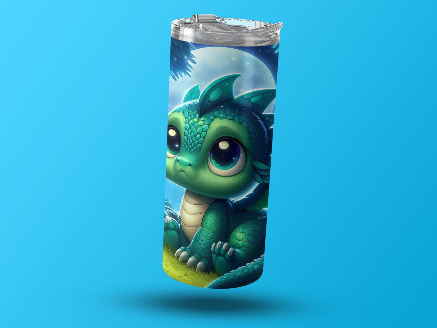 Adorable Baby Dragon Design on Tumbler Product