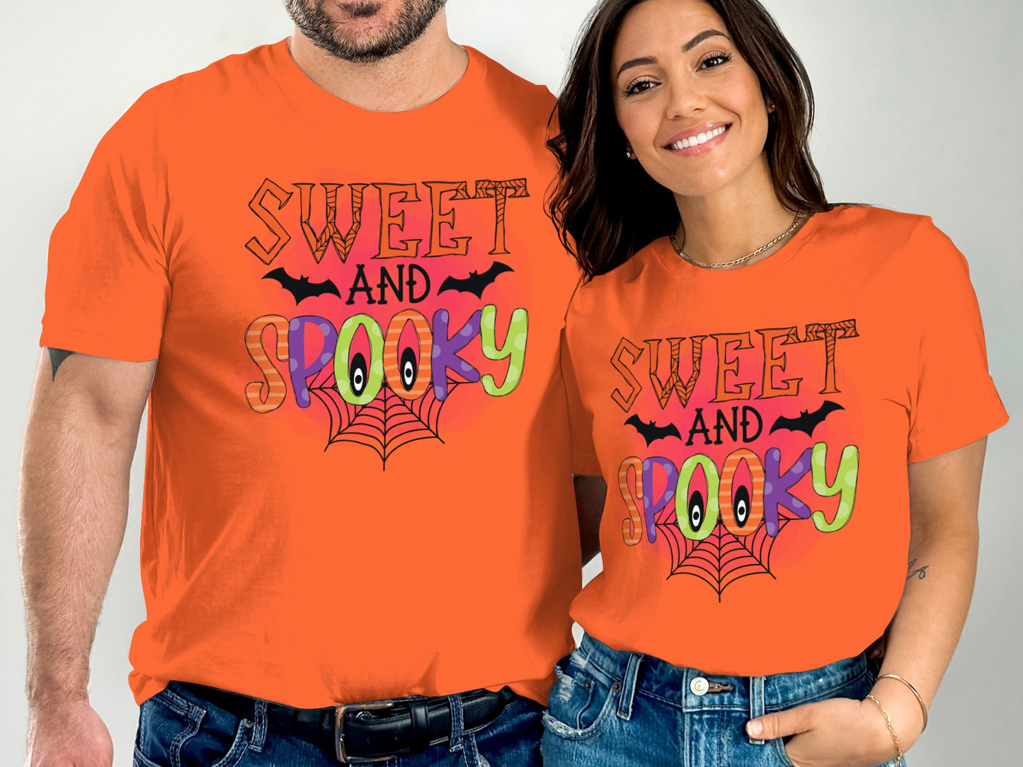 Sweet and Spooky Halloween Matching T-shirt product type