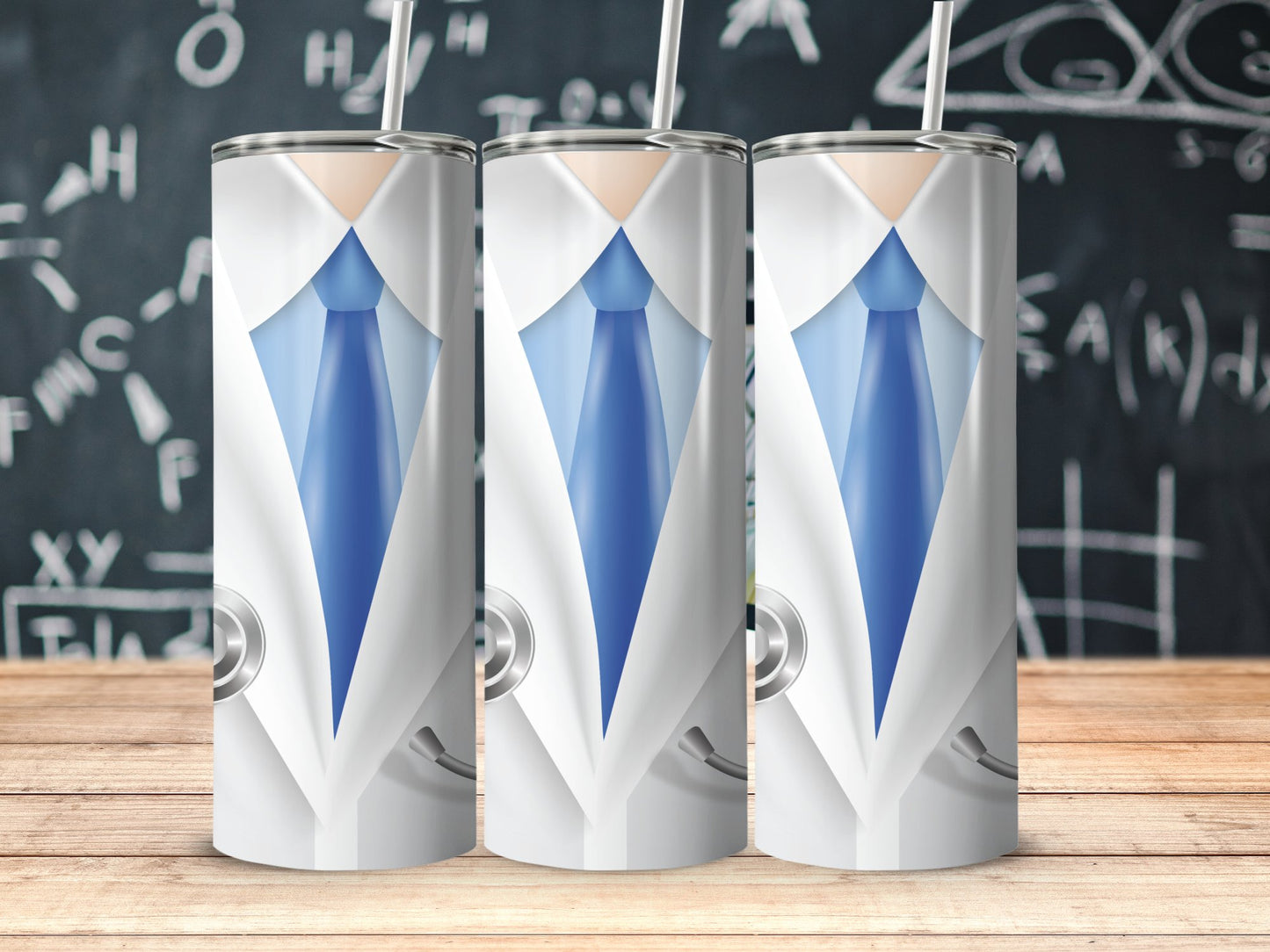 Doctor Suit and Stethoscope Design Tumbler product
