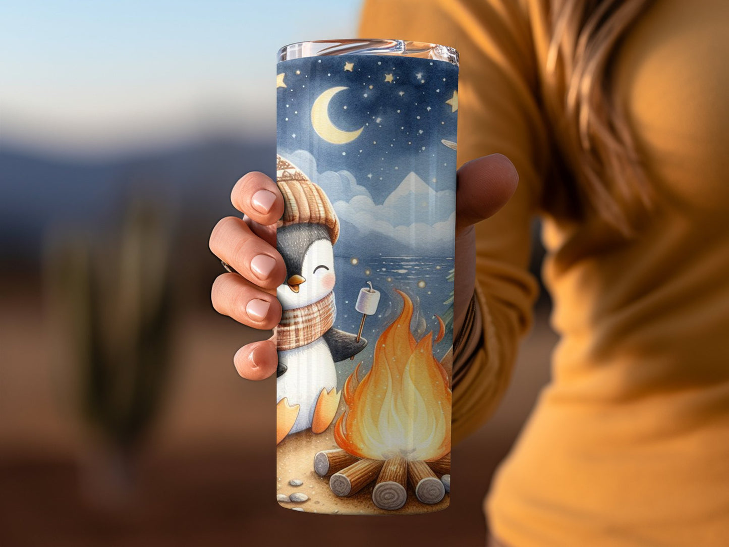 Penguin by Campfire Artwork Insulated Tumbler product