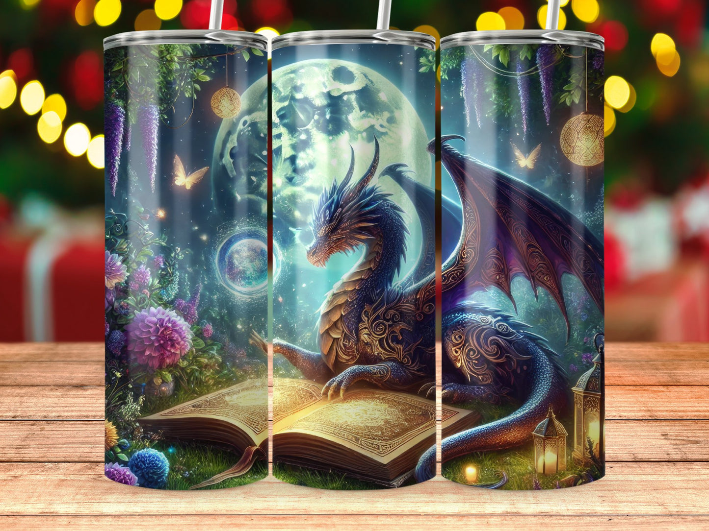 Enchanted Dragon Design Tumbler perfect gift product
