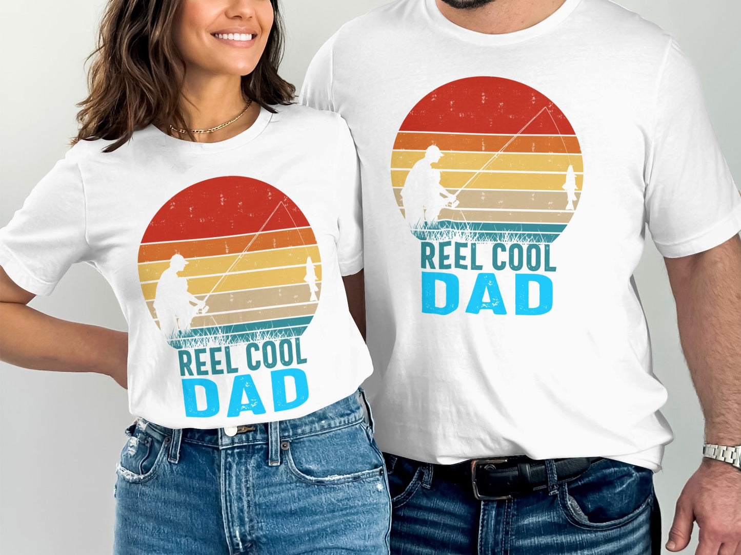 Reel Cool Dad Graphic Tee Shirt for Father's Day product type