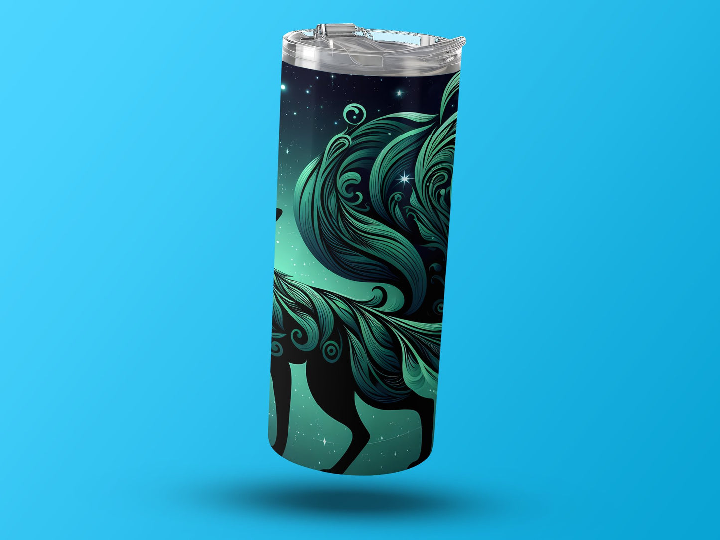 Enchanting Night Sky Fox Themed Drinkware product
